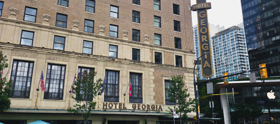 Hotel Georgia on Howe Street in Vancouver